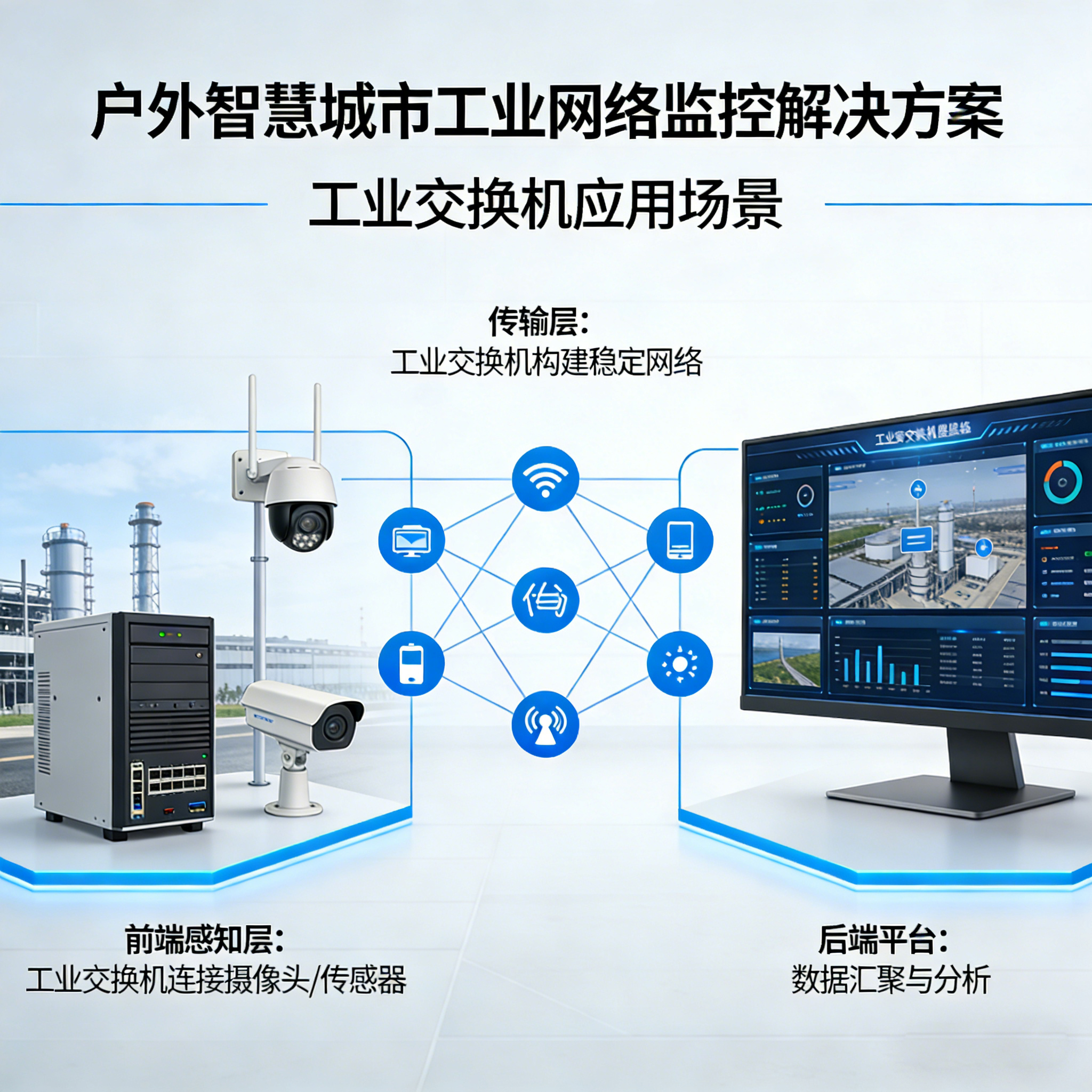 戶外智慧城市工業(yè)網(wǎng)絡(luò)監(jiān)控解決方案